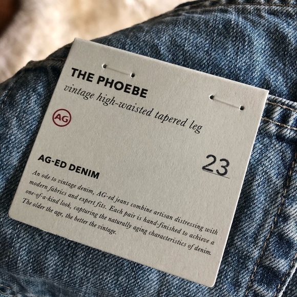 AG The Phoebe High Rise Slim Straight Leg Jeans - Picture 9 of 10